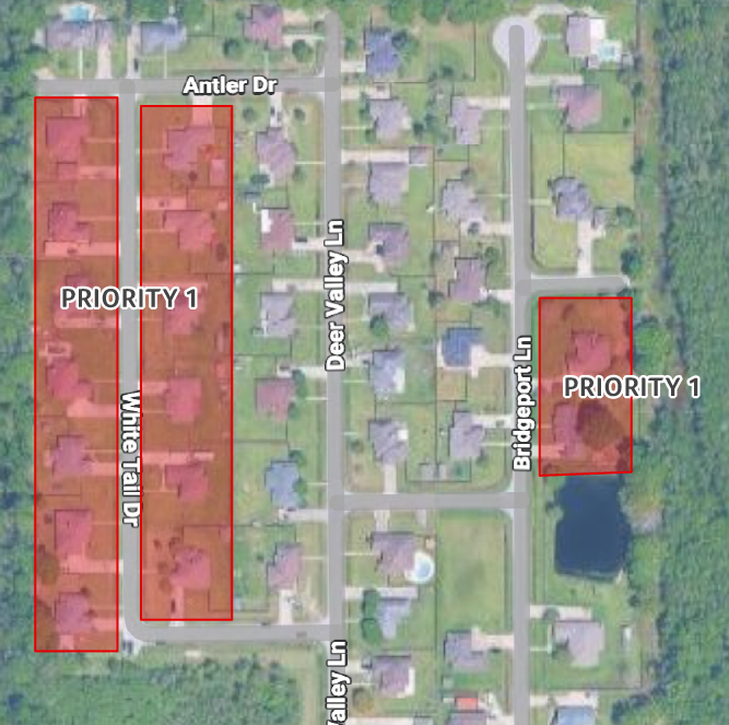 Coulee Mine East Buyout Program Priority Zones